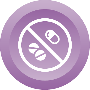 Drug-free icon