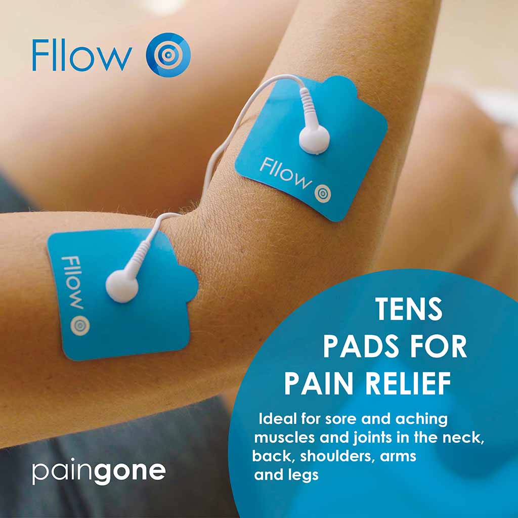TENS pads are ideal for muscle pain in the neck, back, shoulders, arms and legs