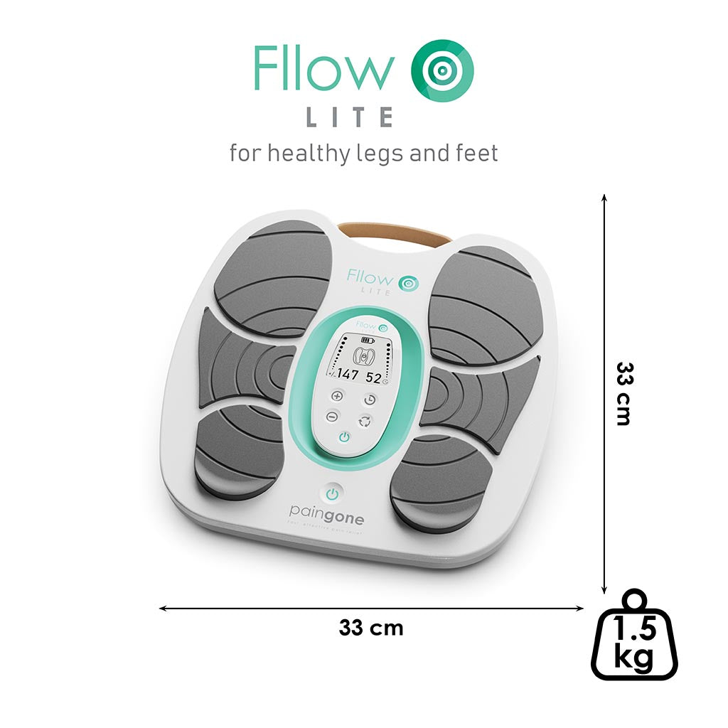 Paingone Fllow Lite 33cm by 33cm weighs 1.5kg