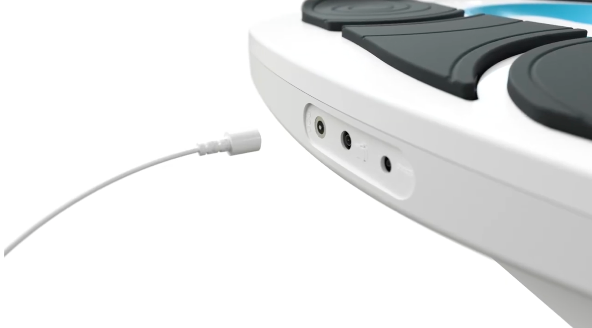 Fllow plug in or go cordless close-up